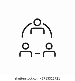 team lead icon sign vector