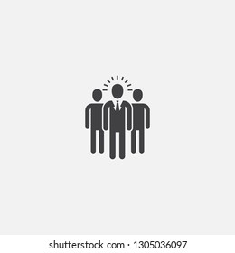 team leader base icon. Simple sign illustration. team leader symbol design. Can be used for web, print and mobile