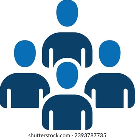 team leader icon line vector illustration