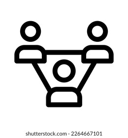 team leader icon or logo isolated sign symbol vector illustration - high quality black style vector icons
