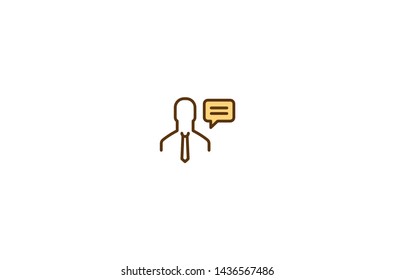 Team leader icon in trendy flat style isolated on white background. Team leader symbol. Vector illustration