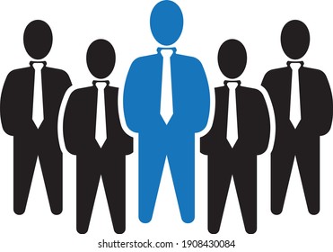 team leader icon (Vector illustration)