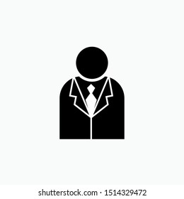 Team Leader Icon - Vector, Sign and Symbol for Design, Presentation, Website or Apps Elements.