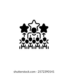 Team Leader line icon. Universal creative premium symbol. Vector sign icon logo template. Vector illustration
