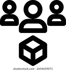 Líder de Equipe, Gerente de Projeto, Ícone de Estrutura de Tópicos de Líder de Projeto