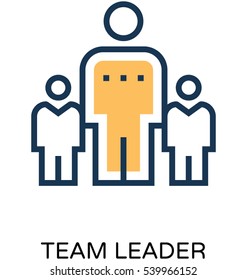 Team Leader Vector Icon 