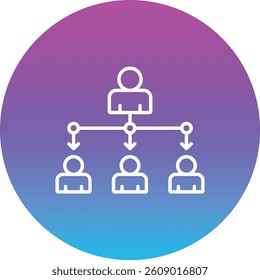 Team Leader vector icon. Can be used for printing, mobile and web applications.