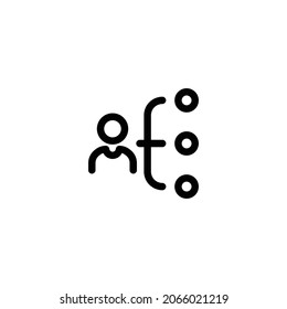 Teamzeilensymbol, Vektorvorlage