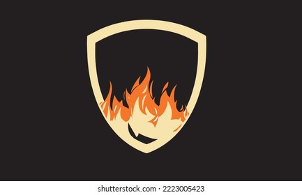 team logo design on black background