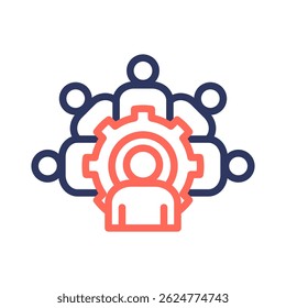 Team Management Icon Element For Design