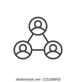 Team Management premium icon sign symbol vector illustrations