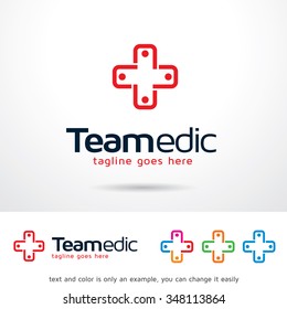 Team Medic Logo Template Design Vector