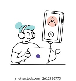 Team Meeting Vector Style Illustrations    