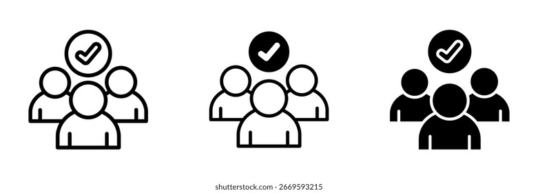 Team multiple icon style vector illustration. Simple vector illustration