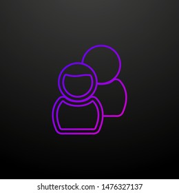Team nolan icon. Elements of software development set. Simple icon for websites, web design, mobile app, info graphics