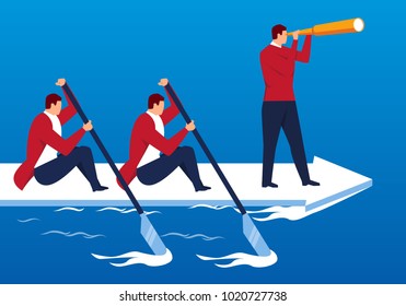Team on the arrow