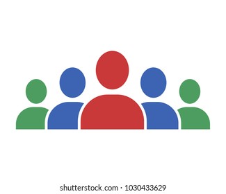 Team of people icon vector