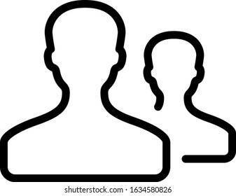 Team People Person Vector Line Icon