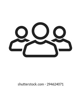 Team, people, users icon vector image.Can also be used for banking, finance, business. Suitable for web apps, mobile apps and print media.