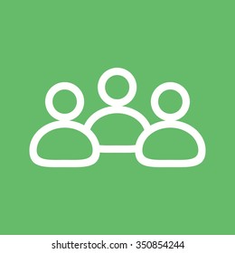 Team, people, users icon vector image.Can also be used for IT and communication. Suitable for web apps, mobile apps and print media.