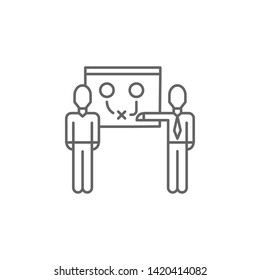 Team, planning icon. Element of teamwork icon. Thin line icon for website design and development, app development. Premium icon