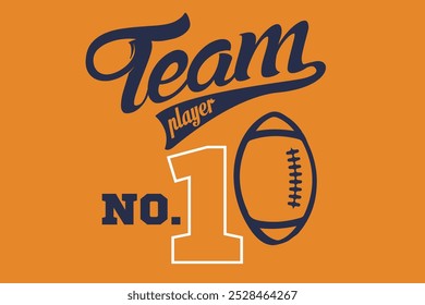 Design gráfico do Team Player nº 1