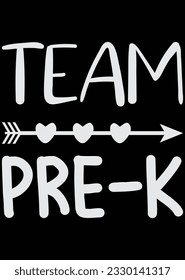 TEAM PRE-K Art eps cut file for cutting machine