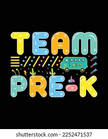 Team Pre-k t shirt design