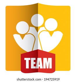 Team - Presentation template with Human figures 