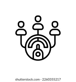 Team Productivity icon in vector. Logotype