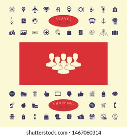 Team of Professionals icon. Graphic elements for your design