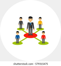 Team Project Concept Icon 