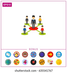 Team Project Concept Icon 