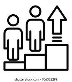 Team Promotion Vector Icon
