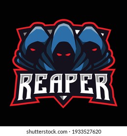 Team Reaper Esport Gaming Logo Stock Vector (Royalty Free) 1933527620 ...