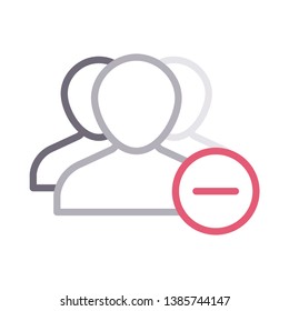 team remove color line icon