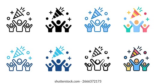 Conjunto de iconos de retiros de Equipo colección de estilo múltiple 
