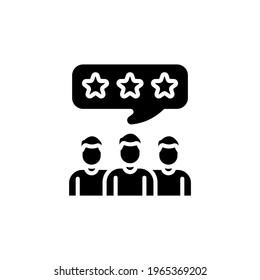 Team Review icon in vector. Logotype