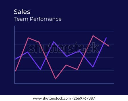Team sales performance dark slide chart. Revenue acceleration. Teamwork productivity, efficiency metrics. Pitch deck presentation report. Infographic visualization