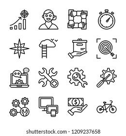 Team Services And Tools Icons 