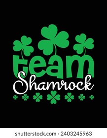 Team Shamrock T Shirt Design