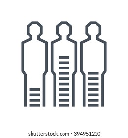 Team Skills icon suitable for info graphics, websites and print media. Colorful vector, flat icon, clip art.