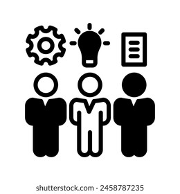 Team Skills  icon in vector. Logotype

