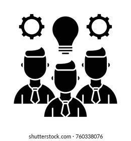 Team skills vector icon