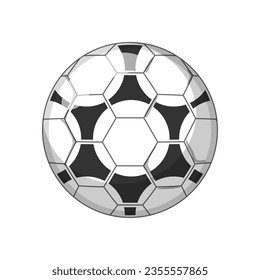 team soccer ball cartoon. match foot, game tournament, championship goal team soccer ball sign. isolated symbol vector illustration