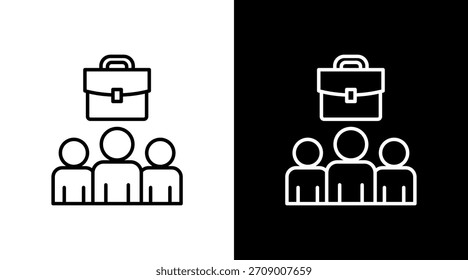 Diseño de conjunto de iconos blancos de contorno de espacio de Equipo
