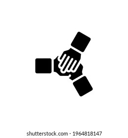 Team Spirit Symbol in Vektorgrafik. Logotyp 