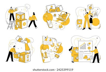 Team spirit vector illustration. Team building fosters sense unity, turning challenges into opportunities for growth Motivation blooms in environment where partnership and cooperation