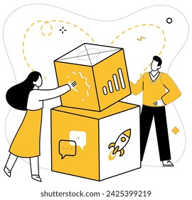 Team spirit vector illustration. Corporate synergy thrives on essence teamwork, turning challenges into victories In realm business, understanding and inspiration fuel development and innovation