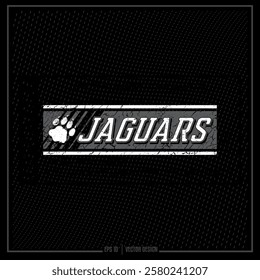 Team, Sport, Distressed Emblem, Sports Team, Jaguar, Jaguar Paw Print, Mascot, Team Spirit, Spirit Squad, Athlete